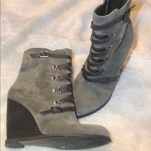 BCBGeneration Suede Wedge Boots
